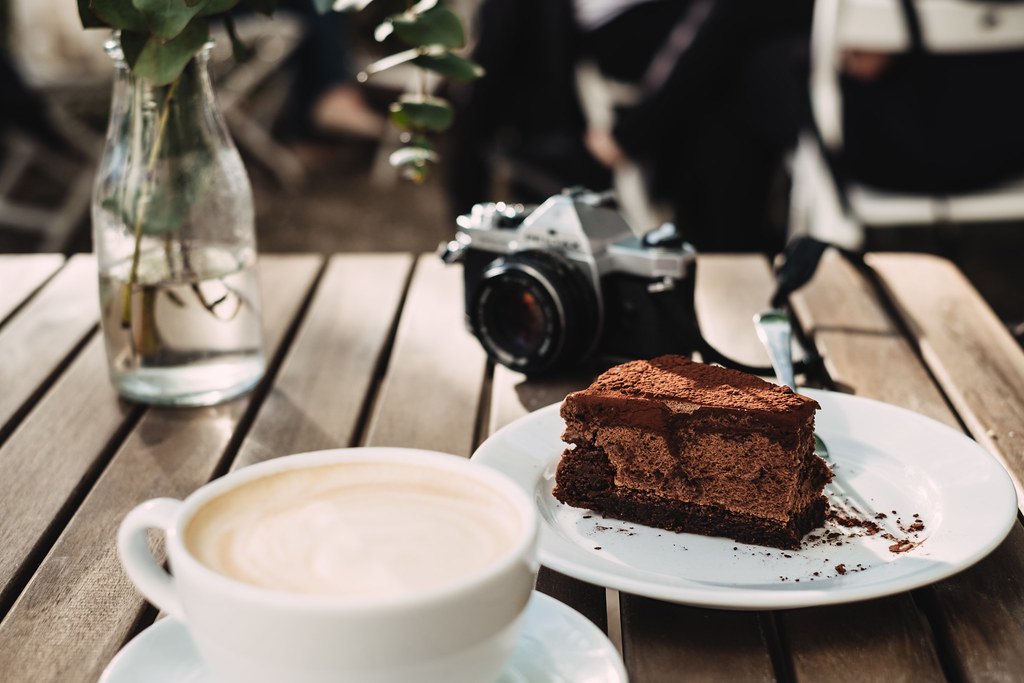 Torta de chocolate con café