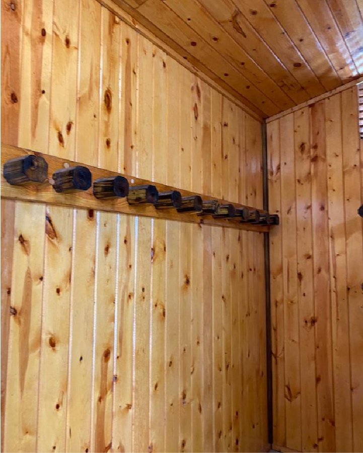 Wooden stable stall