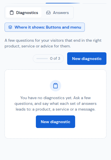 Your diagnostics