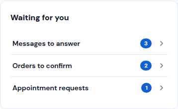 Waiting for you, with what needs an answer