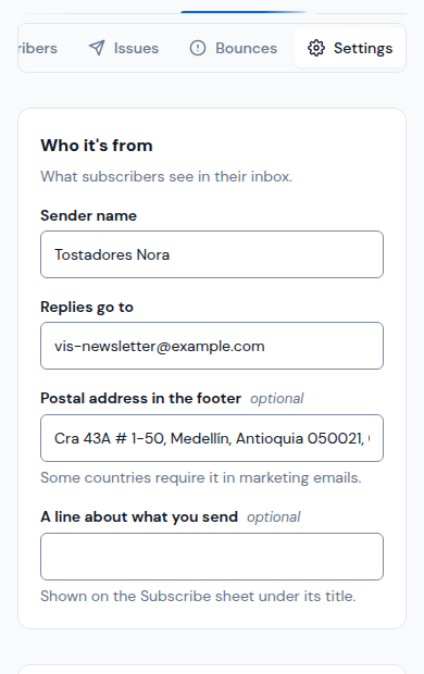 Who sends it