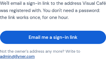 I own this business, on your page's menu