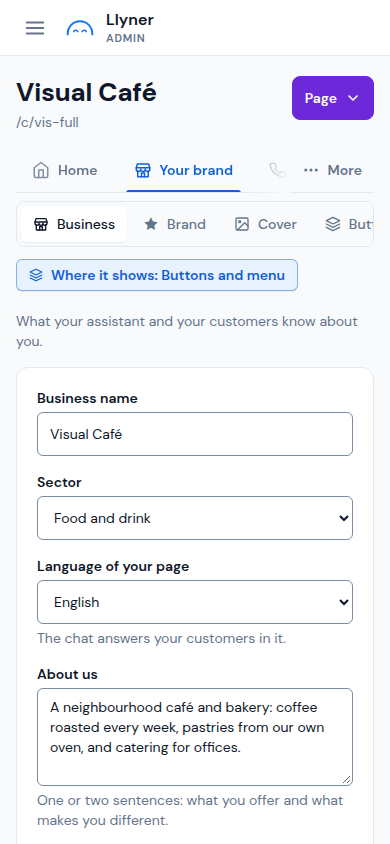 The Business view of Your brand