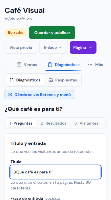Un diagnóstico nuevo