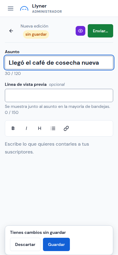 Una edición nueva